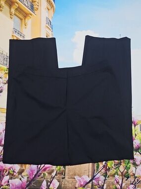 Lafayette 148 New York Black Dress‎ Pants Barrow Trousers Size 16